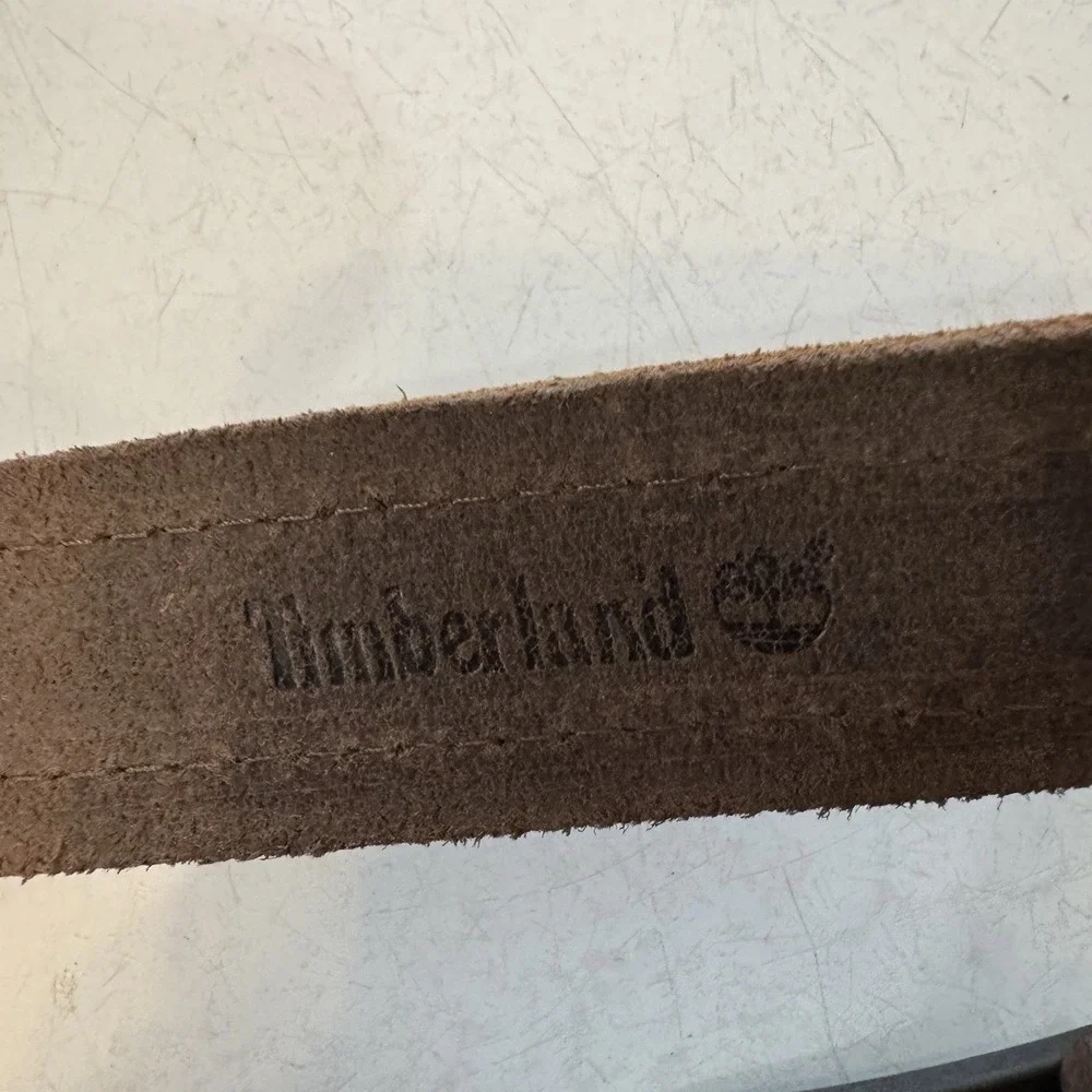 Timberland Brown Genuine Leather Work Belt‎ - Men's Size 34